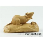 2014年乐清黄杨木雕**家居摆件商务礼品动物木雕十二生肖**