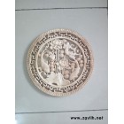 福杨阳 东阳木雕 复古装饰 圆形挂件 仿古挂件 直径60