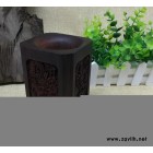 酸枝复古双龙戏珠木雕文房四宝  工艺品文房四宝礼盒套装