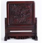 供应徽字号CJ红酸枝屏风木雕刻插屏座屏台屏挂屏