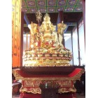 玻璃钢地藏王 木雕地藏王佛像 铜雕地藏王佛像彩绘贴金