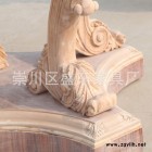 美式乡村实木雕花圆餐桌 法式仿古圆餐桌 大圆餐台 实木餐台定