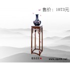 贝格尼全榆木雕龙花架