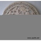 供应艺修木艺 HB-0005A东阳木雕 花板 中式装修 吊顶 雕花 圆盘 手工雕