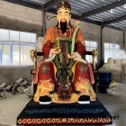 圣辉 财神像 木雕佛像 铸铜菩萨像 佛像定制