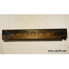 实惠老船木雕刻 复古茶杯垫 长方形茶具配件 六合同春系列