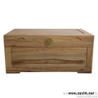 供应东阳仿古木雕储物柜光面樟木箱