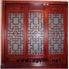 创博郡 仿古门窗厂家、实木雕花门窗批发、四合院古建门窗价格