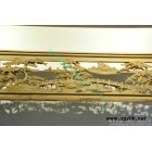 日式欄橺（バー橺）外贸原单 木雕屏风 双面镂空雕隔断