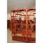 东阳木雕/缅甸花梨木博古架/实木博古架/多宝格/正大元博古架