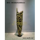 现代抽象酒店KTV样板房会所售楼处家居室内大堂木雕雕塑落地摆件装饰品