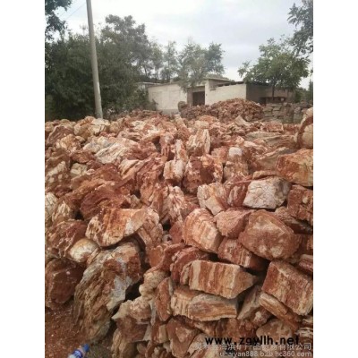 供应草坪点缀石 园林别墅造景千层石 假山石假山制作