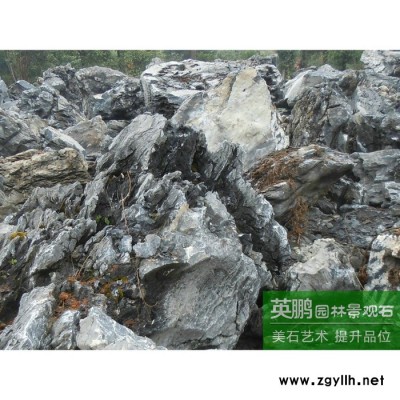 北京天然园林假山英石 假山峰石英德石叠石 大量英德石峰石批发