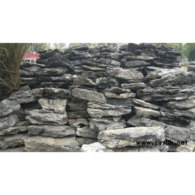 千层石产地供应商｜景观石假山石 庭院假山石