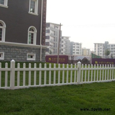 金盈  市政园艺花池花坛护栏  PVC塑钢草坪护栏  园林绿化草坪栅栏