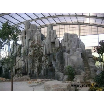 如源园林   瀑布假山 生态园假山  水景假山