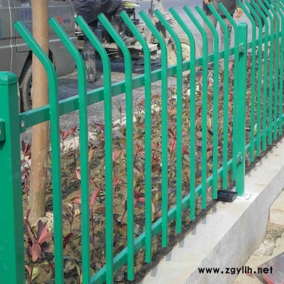 【英环】草坪护栏 绿色护栏  花坛围栏 绿化带折弯铁艺护栏 花池园艺栅栏