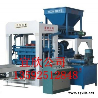 郑州宜欣8-15全自动花坛砖机，免烧保温砖机，水泥隔热砖机销量优先