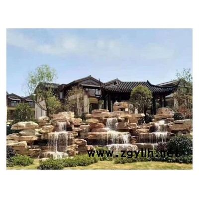 塑石假山 千层石假山 凉亭假山 石头假山 别墅区假山