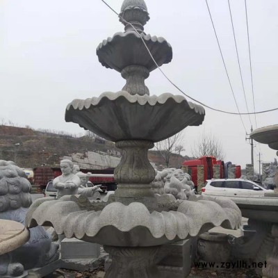 石雕喷泉 水景喷泉工程 厂家供应