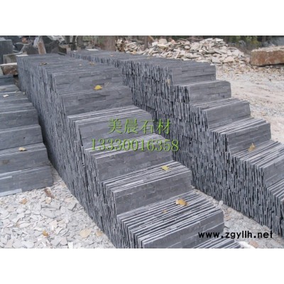 美晨板岩流水墙定制水景流水板批发