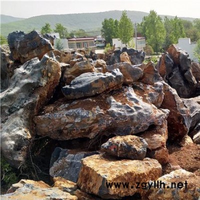 甘肃假山石  黑色假山石 武威假山石 兰州园林石