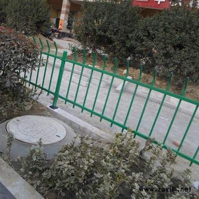 【英环】绿化带护栏厂家 绿化带钢管围栏 道路花池护栏 花坛锌钢护栏