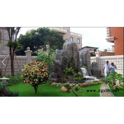 天津新农村广场景观假山喷泉凉亭长廊花架牌楼dt2假山石