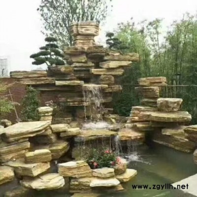 专业承接庭院假山 大型假山 千层石假山 龟纹石假山 黄千层 青千层 红千层假山设计制作