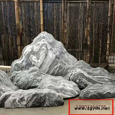 正普园林雕塑 石雕假山石 观赏石 室内室外摆件石 假山石片 风景切片石