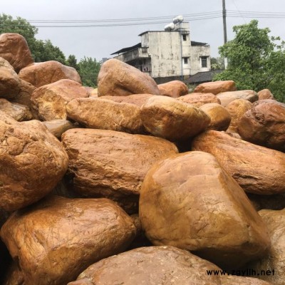 河北黄蜡石假山 山西黄蜡石假山