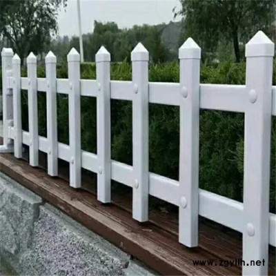 花坛路边绿化带围栏 PVC护栏 花坛草坪护栏达欧草坪护栏价格