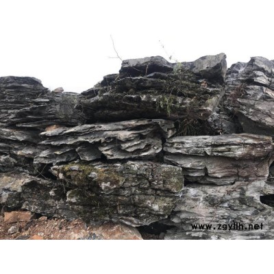 良好园林枯山水造景石，日式枯山水景观石料，黑山石