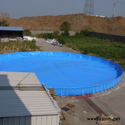 软体假山水池 临时喷泉支架敞口水袋 水囊 可折叠移动 方便安装 支架水池