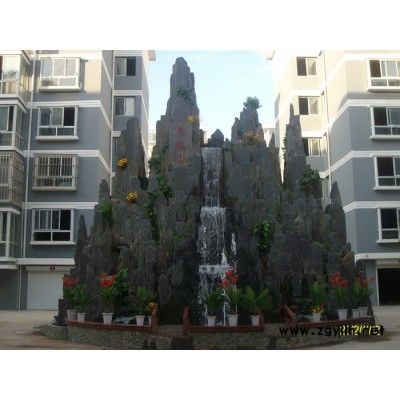 北京新农村工程景观施工假山喷泉凉亭长廊花架dn4喷泉水景