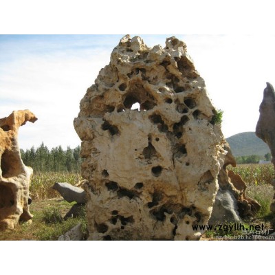 石头天然 假山石园林石的制作  使之脉络相通，轮廓吻合