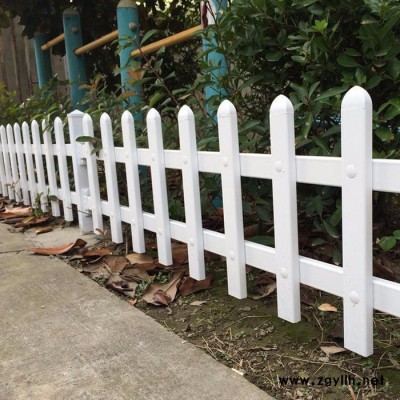 pvc草坪护栏 小区绿化栏杆 pvc花坛围栏