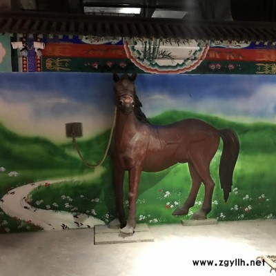 秀山秀水 古建园林建筑 假山喷泉 塑石仿木