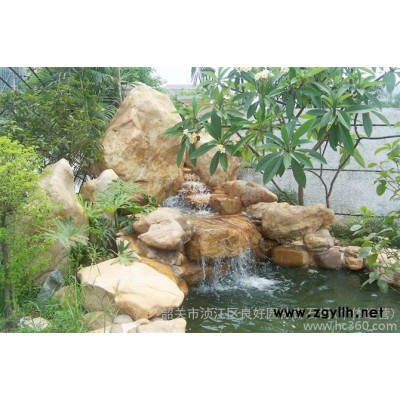 供应园林驳岸石、黄蜡石、假山驳岸石、黄蜡石假山制作 黄蜡石假制作