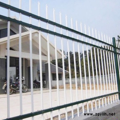 小区新型锌钢护栏网 拓轩大量现货 草坪花坛护栏 爱民区小区围墙铁艺供货商