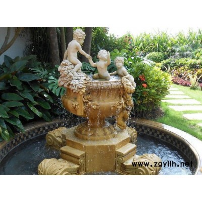 石家庄雕塑制作水景喷泉｜石家庄较好的石雕喷泉