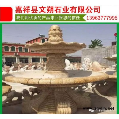常年销售园林石雕水景工程 规格石材喷泉 直销