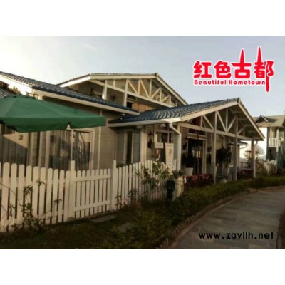 佛山古都特色防腐木屋定制、双层木屋、度假山庄、景区别墅