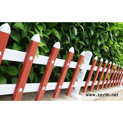 冠欧白色栅栏围栏庭院花园花坛PVC塑钢护栏草坪护栏篱笆PVC塑钢围墙护栏