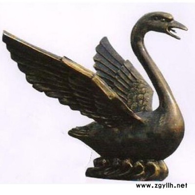 妙缘铜雕 水景铜天鹅 河北青铜天鹅生产厂 铜雕天鹅图片