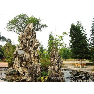 厂家大量供应广场石雕喷泉 庭院式喷泉假山制作价格 欢迎咨询