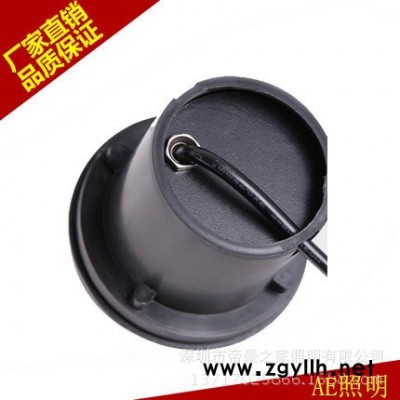 LED草坪灯庭院地埋灯户外防水景观照明圆形埋地灯草地灯红黄蓝绿