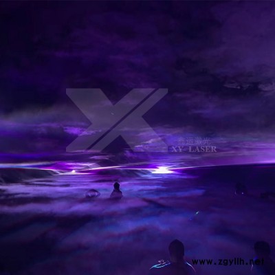 鑫运 户外防水景观30瓦全彩激光灯北极光效果 打字激光灯 北极光激光灯