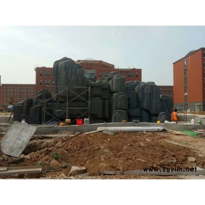 郑州水泥塑山长10米高4米宽3米 可定制 欢迎来电询价 郑州水泥塑山 游乐场塑山 植物园塑树制作 假山假树 假树树叶