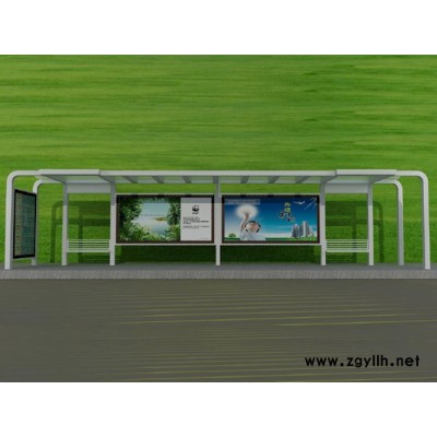 【飞通候车亭】候车雕塑宣传栏广告牌展示设计架子悬挂装饰分类亭室外花坛墙壁小